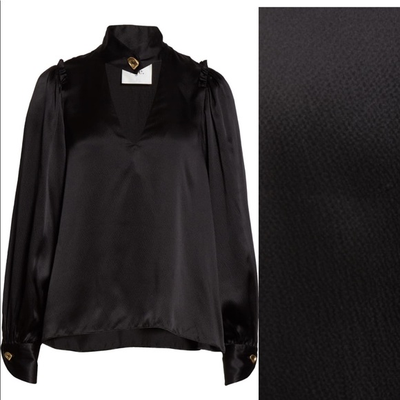 AJE - Allegro Cutout Silk Blouse - Picture 5 of 6